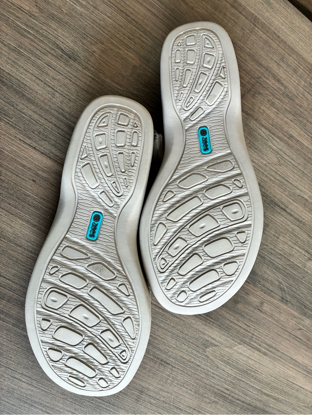 Bzees Comfort Knit Slingback Sandals - Cream - Picture 4 of 6